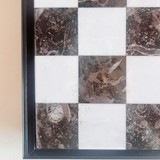 Marble and Fossil Checkers board