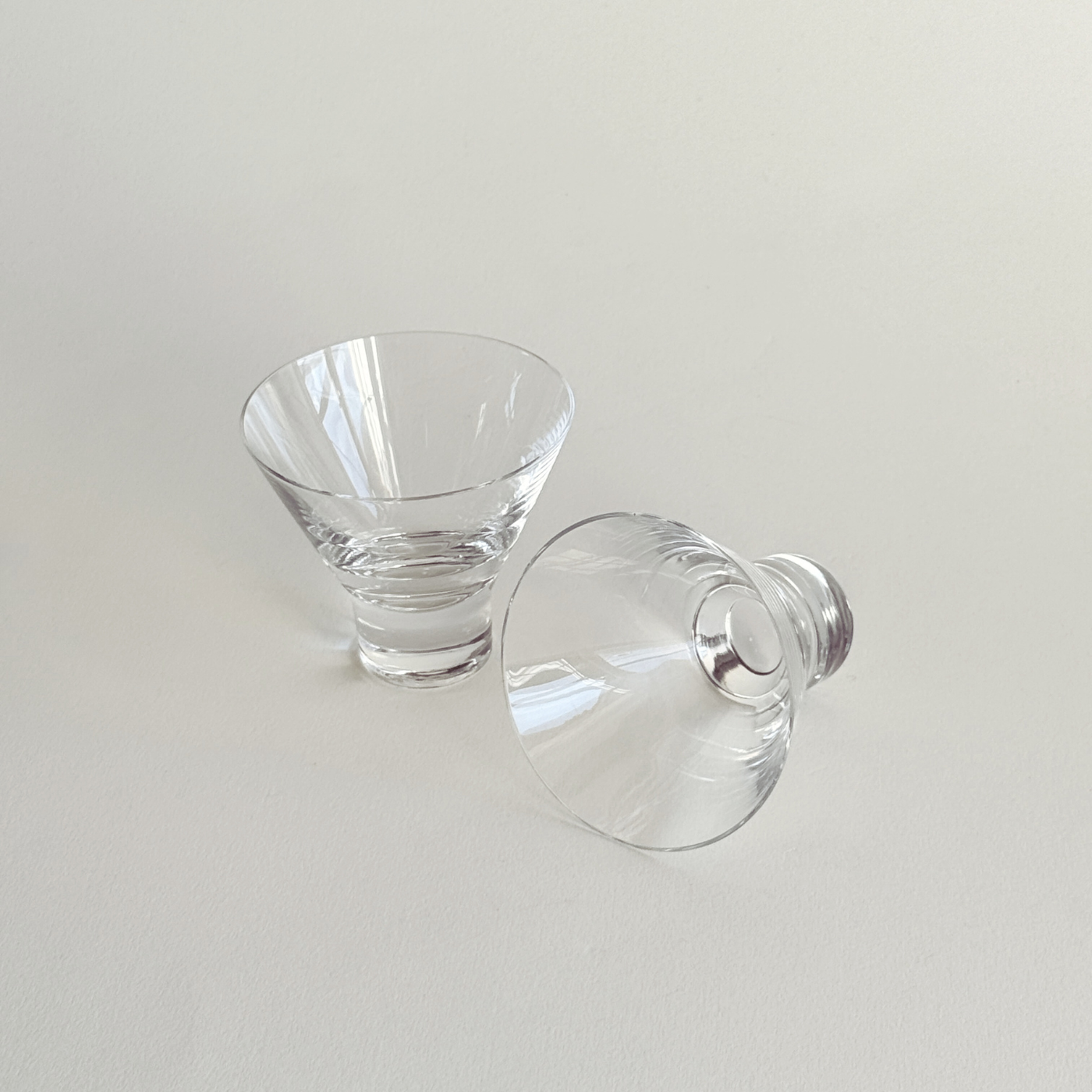 Luxury new crystal cocktail glasses as a gift set
