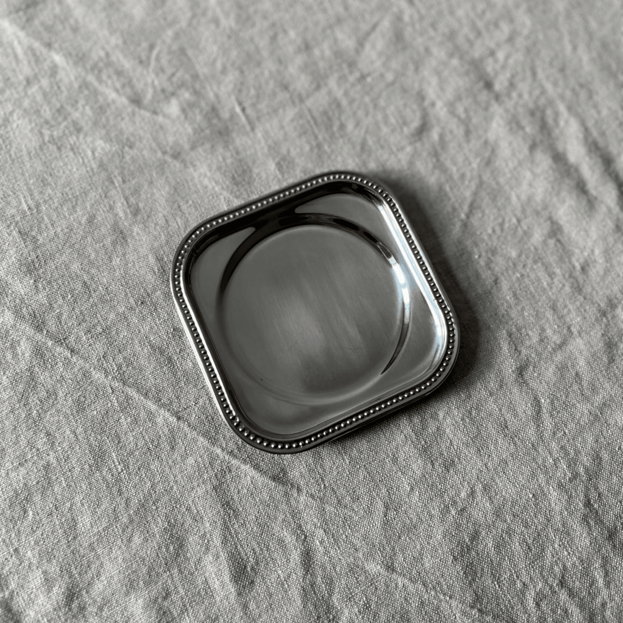 Metal Beaded coasters I Set of 2 - L'Officina General Store