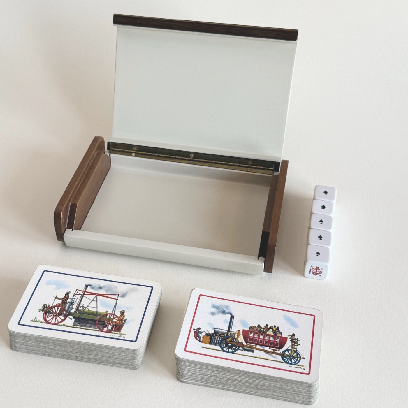 Mid-Century Italian Heritage Gaming Set by Dal Negro I 1950s