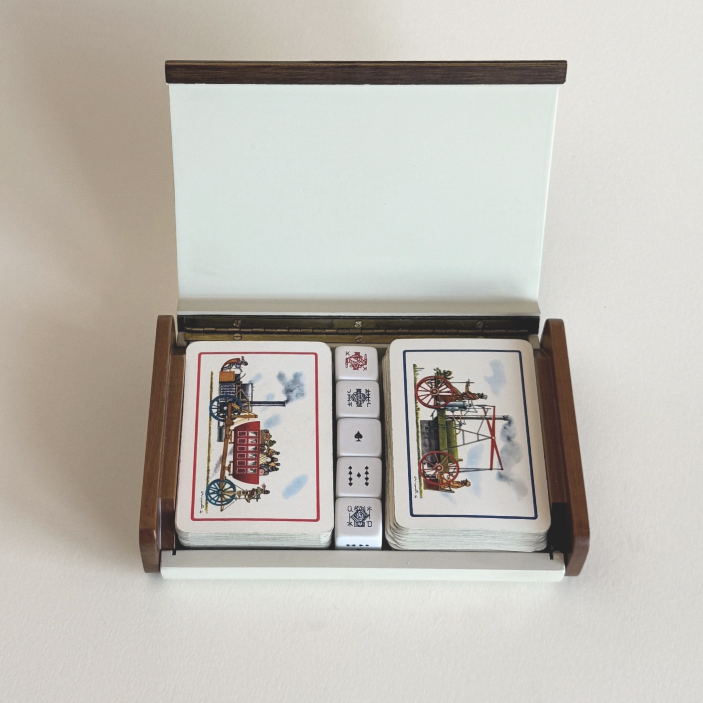 Mid-Century Italian Heritage Gaming Set by Dal Negro I 1950s