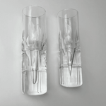 Mid Century Champagne Crystal Glasses I Set of 4 - L'Officina General Store