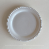 Piattini in porcellana italiana I 21 cm I Set da 2