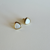 Mother of pearl triangular cufflinks