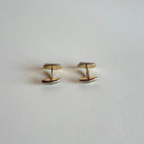 Mother of pearl rectangular cufflinks