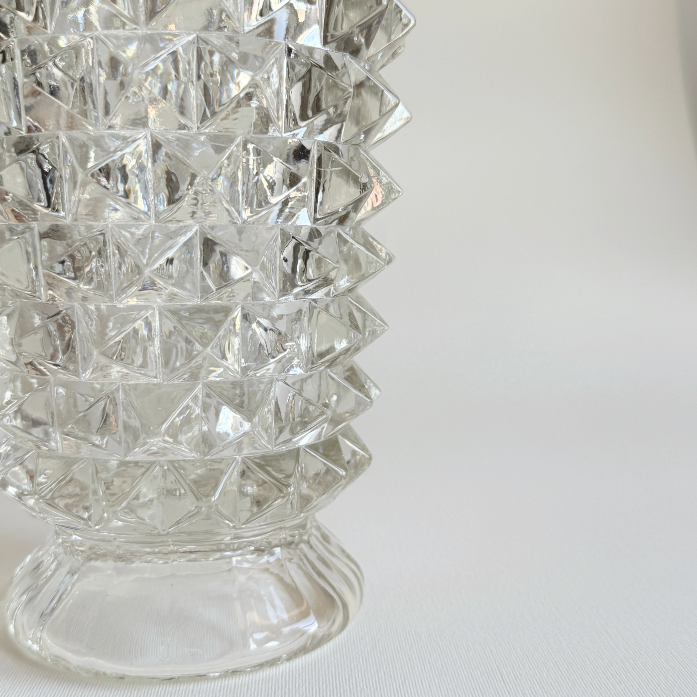 Vase Rostrato en Verre de Murano | Années 1940