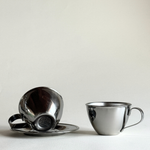 Nanni P&B double-wall stainless steel espresso cups set of 2, Made in Italy