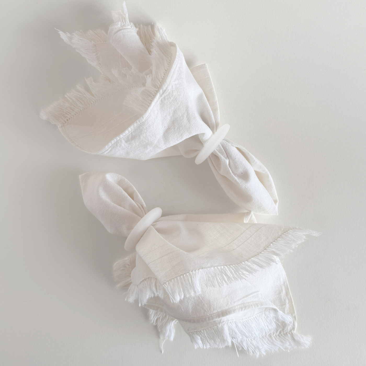 Natural Washed Linen Napkins I Set of 2