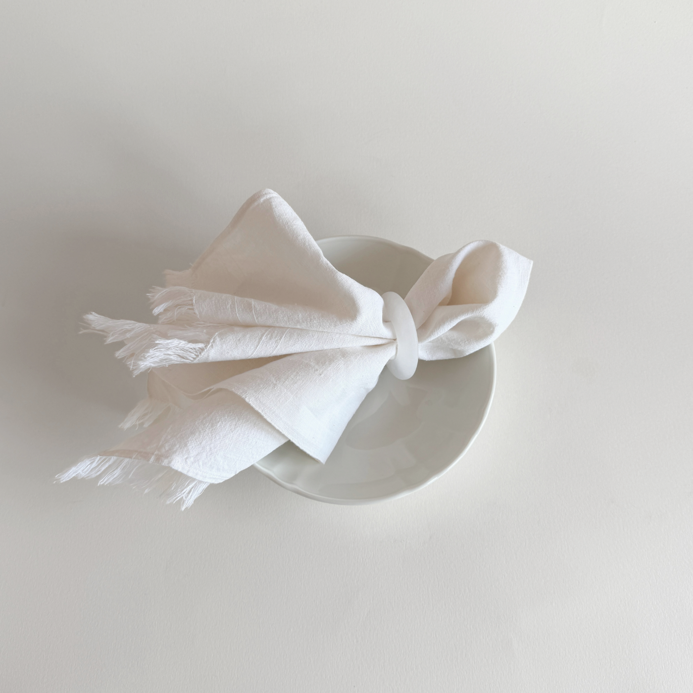 Natural Washed Linen Napkins I Set of 2