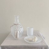 Frosted Glass Nightstand Drink Set