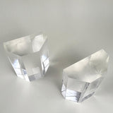 Pair of Acrylic Bookends I Parisian 70s vintage - L'Officina General Store