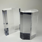 Pair of Acrylic Bookends I Parisian 70s vintage - L'Officina General Store