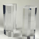 Pair of Acrylic Bookends I Parisian 70s vintage - L'Officina General Store