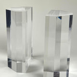 Pair of Acrylic Bookends I Parisian 70s vintage - L'Officina General Store