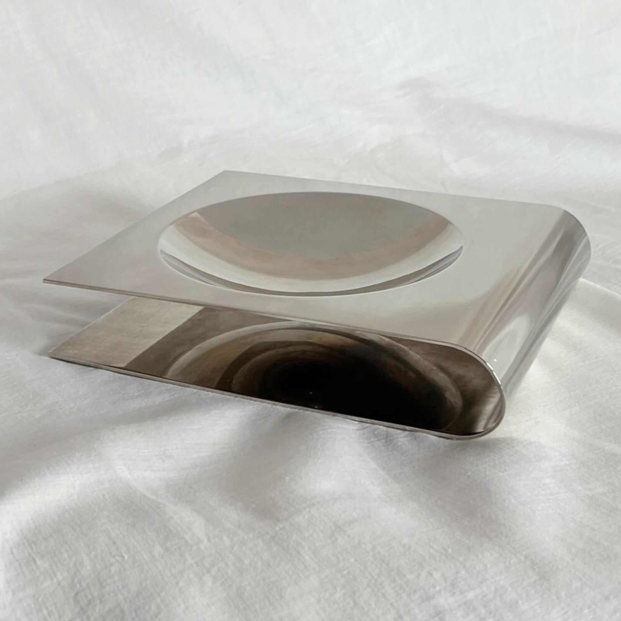 POP Studio Stainless Steel Catch-All 1970s Italy_Officina General Store