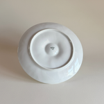 Pillivuyt Porcelain Oyster Plate — White Ceramic, France, 1970s