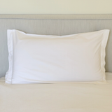 Federe misto cotone-lino con rifinitura | Come Nuove · Set di 2