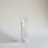 Ribbed Crystal Bud Vase