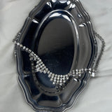 RHINESTONE SHORT NECKLACE I Vintage - L'Officina General Store