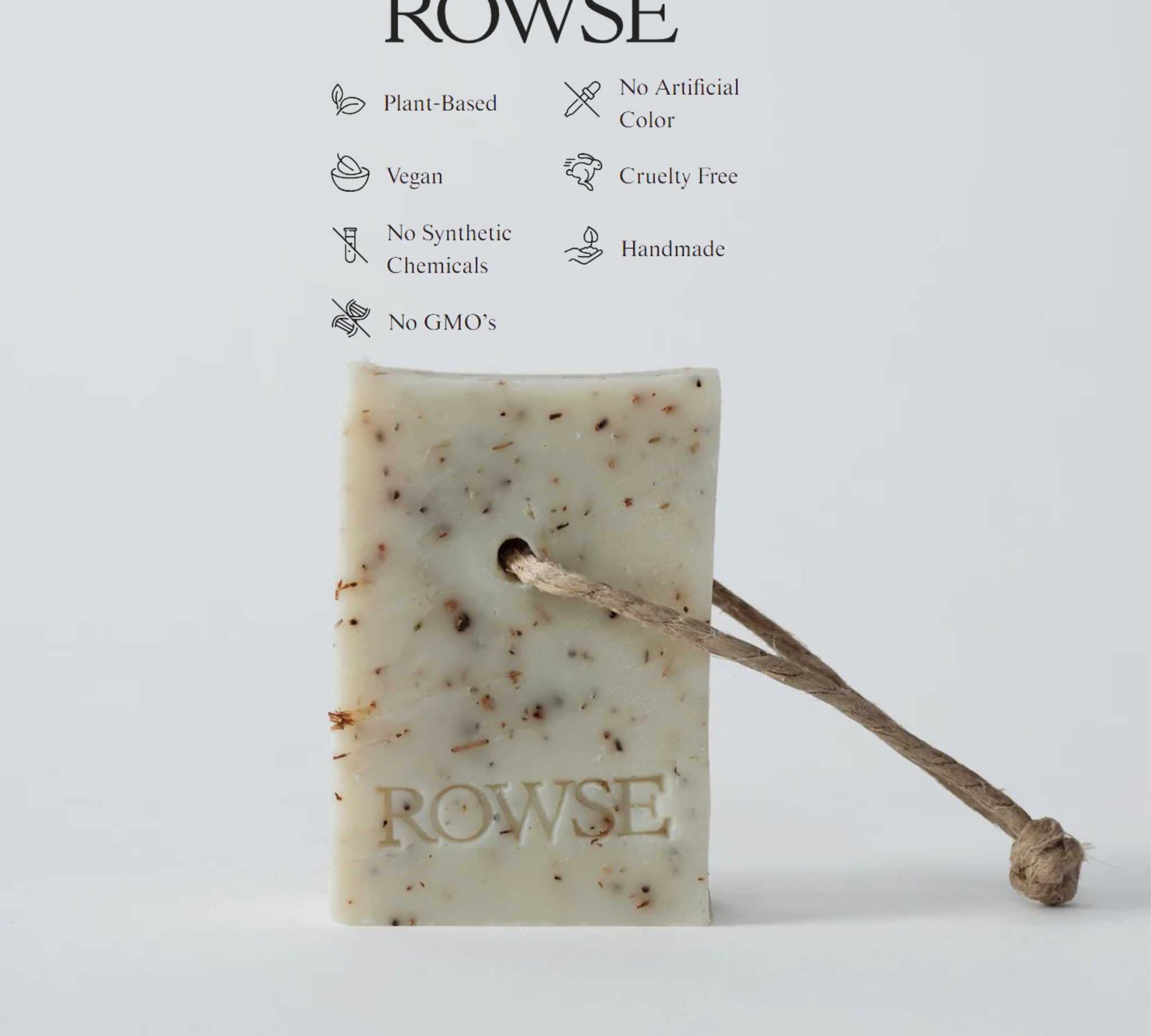 ROWSE Oliveta Botanical Soap (Rosemary and Lemon) - l'Officina General Store