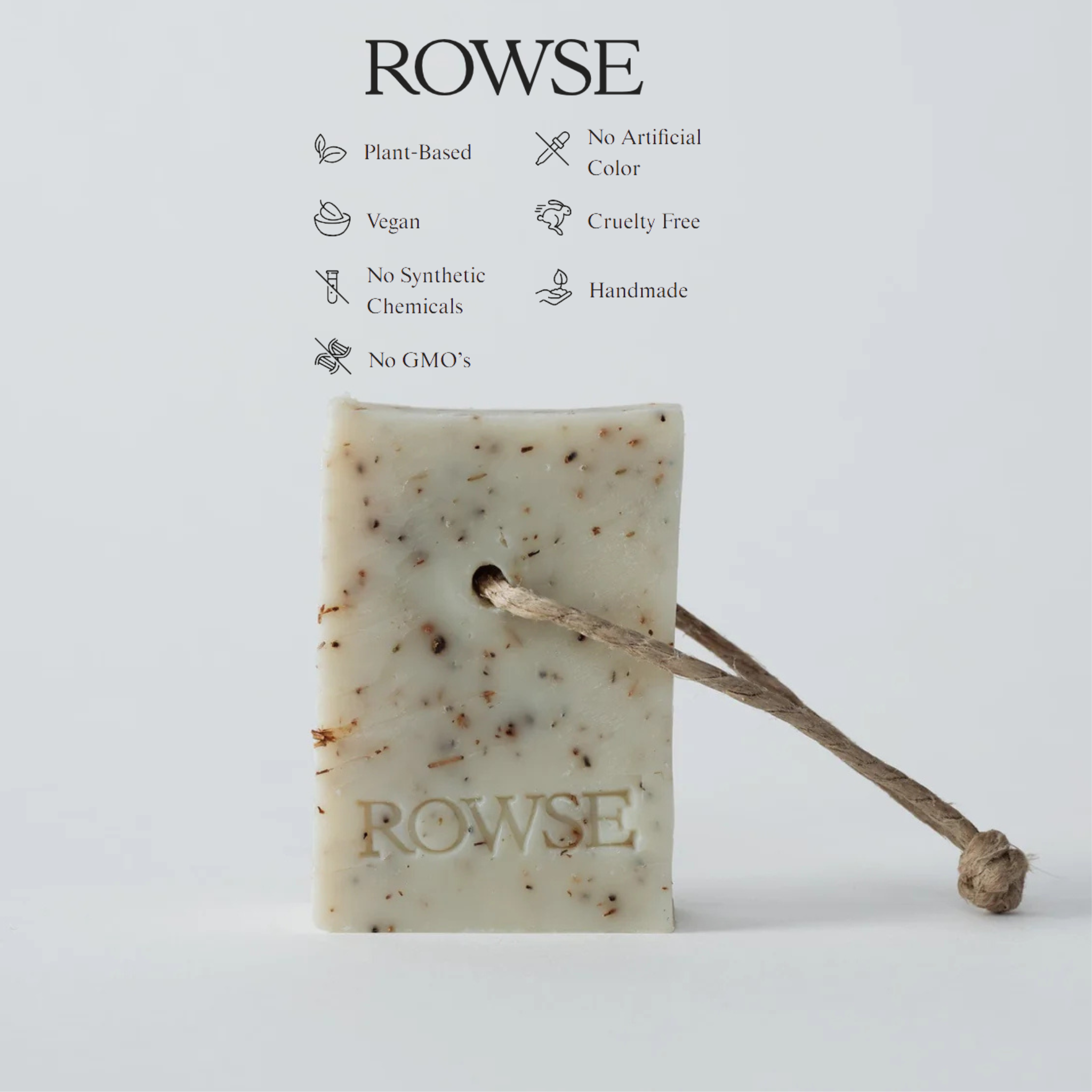 ROWSE Oliveta Botanical Soap (Rosemary and Lemon) - l'Officina General Store