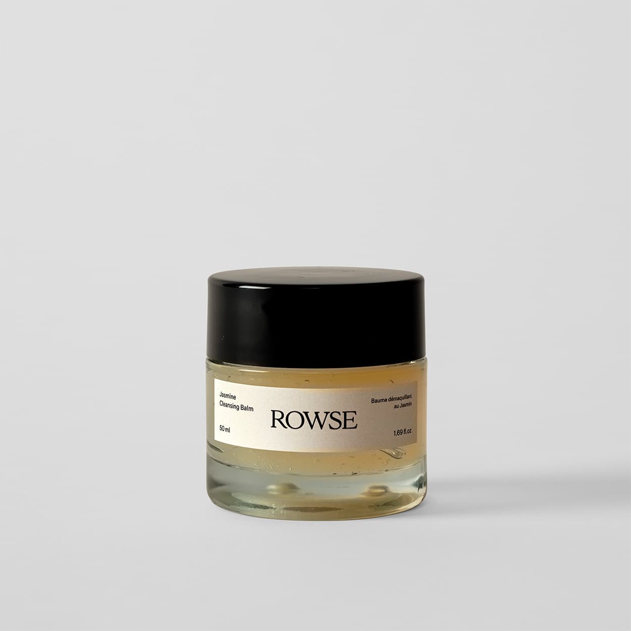 ROWSE Jasmine Cleansing Balm — floral oil-to-milk cleanser scented with Jasmine, ideal for dry and mature skin
