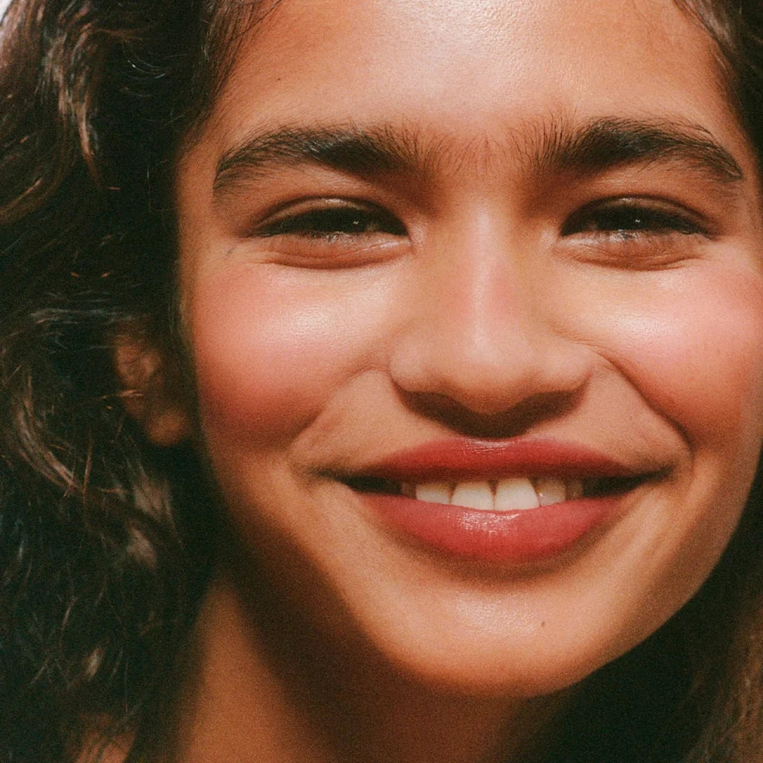 ROWSE Lip and Cheek Balm Summer Blush, soft buildable mineral tint for lips, cheeks and eyes