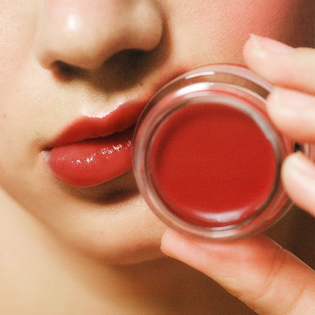 ROWSE Summer Blush balm for lips and cheeks, vegan mineral tint made in Spain from plant oils