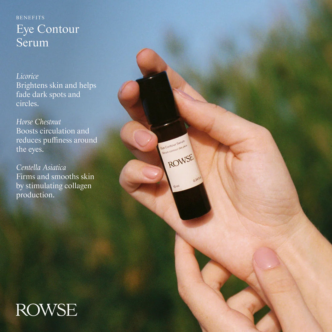 Rowse Eye Contour Serum | Roll-On · 10ml