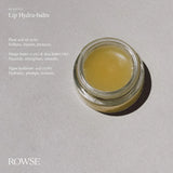 ROWSE Balsamo Hydra-Labbra | Nocciolo di Prugna · Acido Ialuronico
