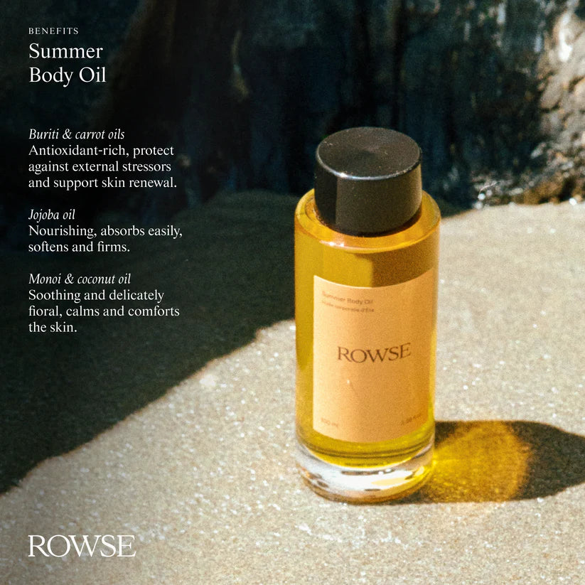 Rowse Summer Body Oil | Monoi · Buriti · 100ml