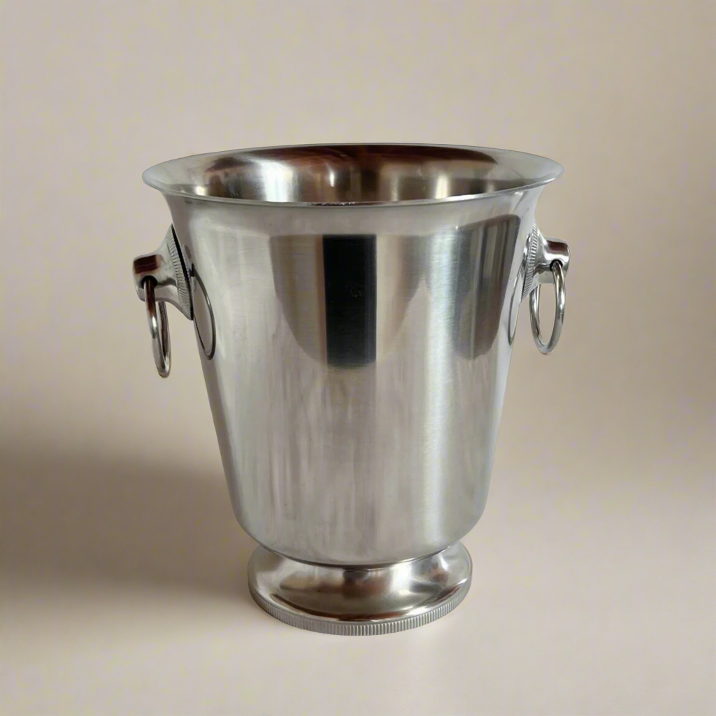 Remy letang brushed stainless steel champagne cooler_L'officina general store