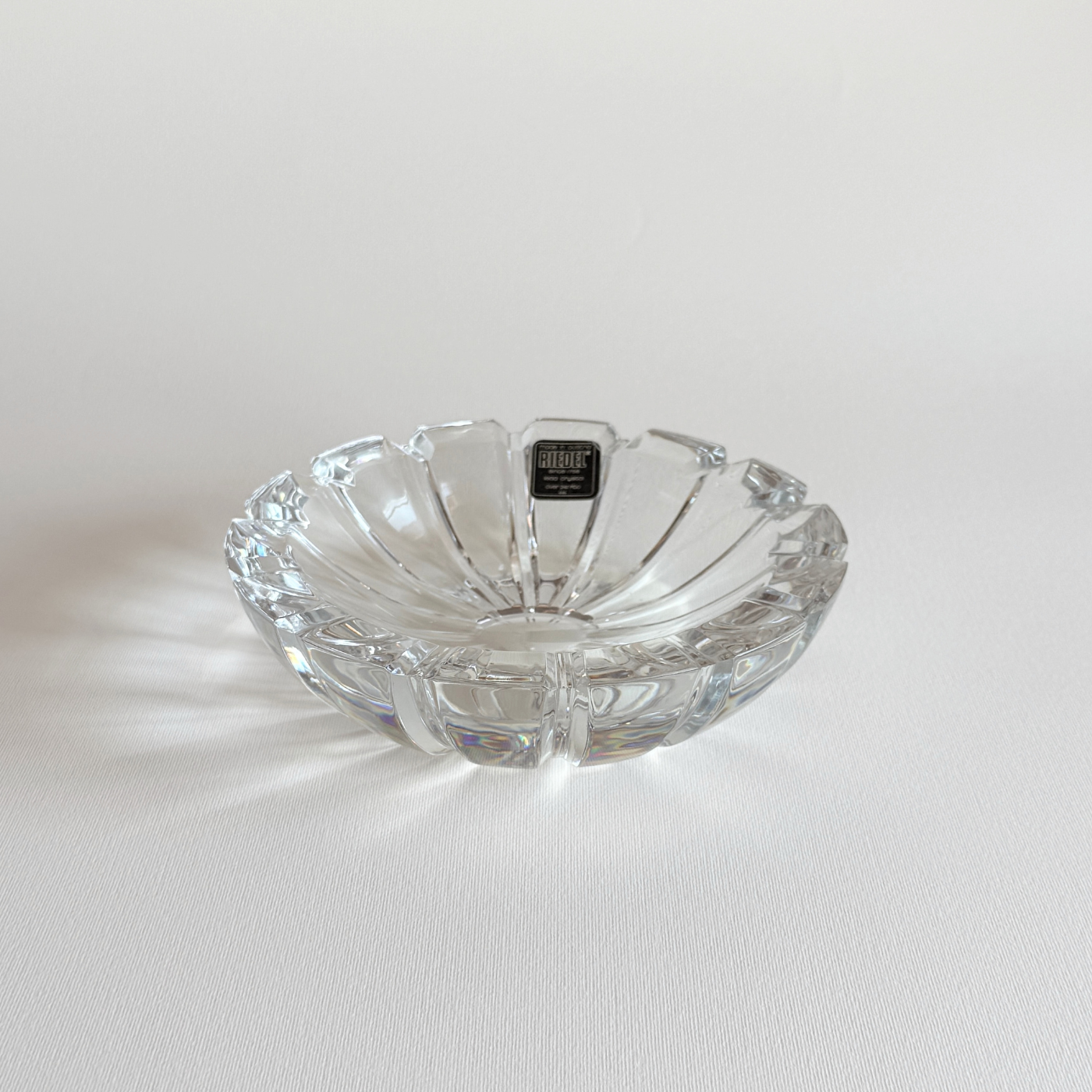 Cendrier / Vide-Poche en Cristal | Riedel · 17,5 cm