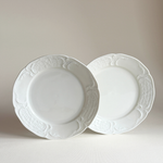 Rosenthal Sanssouci ivory dessert plates, set of 2, 21 cm porcelain, Pre-Loved German tableware