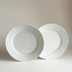 Rosenthal Sanssouci ivory dessert plates, set of 2, 21 cm porcelain, Pre-Loved German tableware