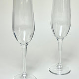 CHAMPAGNE FLUTES I Soft stripe detail I Set of 2 - L'Officina General Store