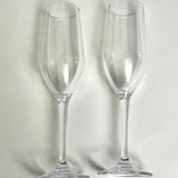 CHAMPAGNE FLUTES I Soft stripe detail I Set of 2 - L'Officina General Store