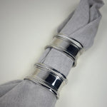 SET OF 2 | SILVER NAPKIN RINGS - L'Officina General Store