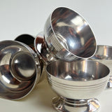 SET OF 6 I SILVER ICE CREAM CUPS - L'Officina General Store