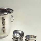 SET OF 6 I SILVER ICE CREAM CUPS - L'Officina General Store