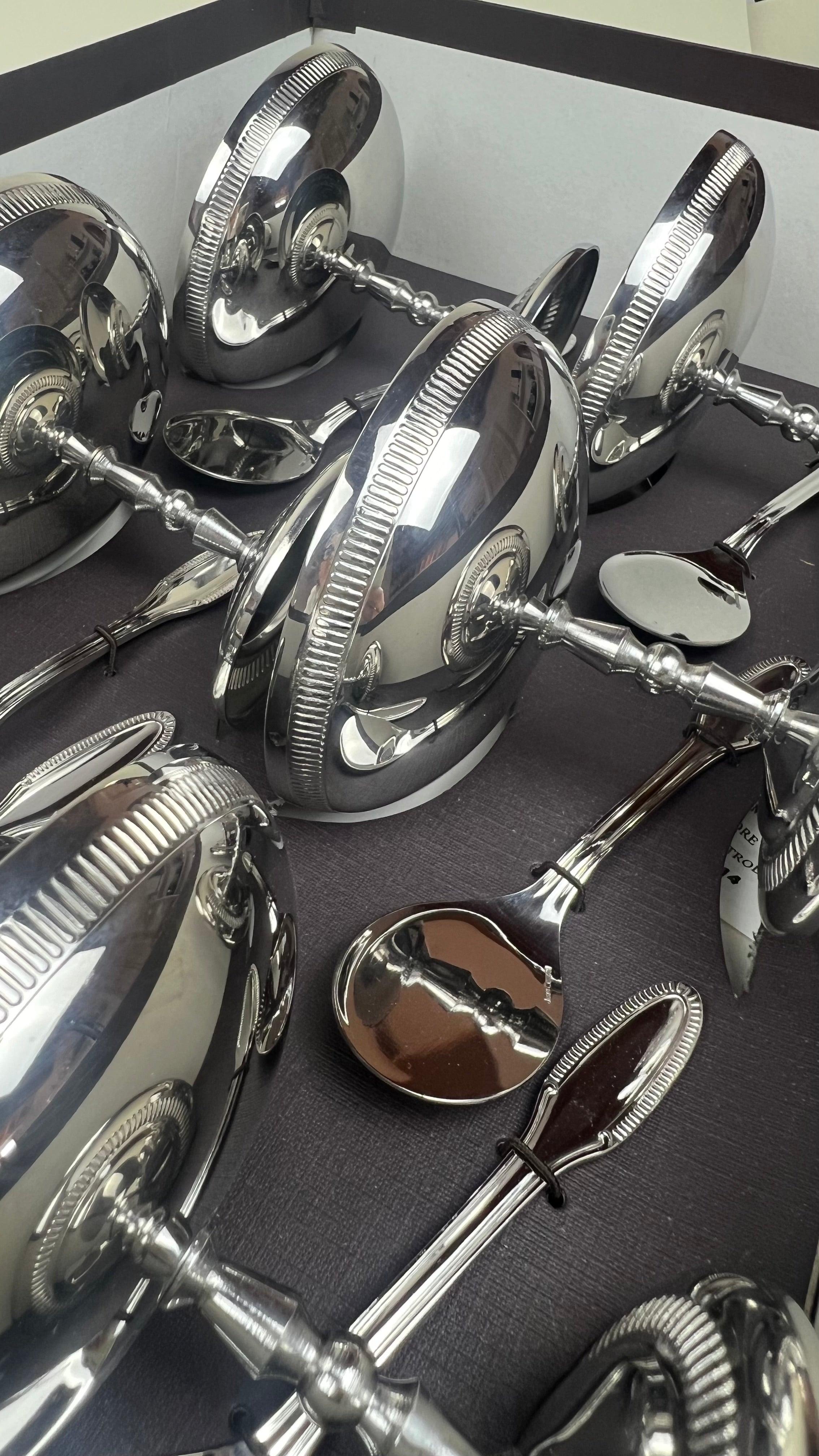 JEAN COUZON I SET OF 6 I LA COUPE 10 I Stainless steel cups - L'Officina General Store