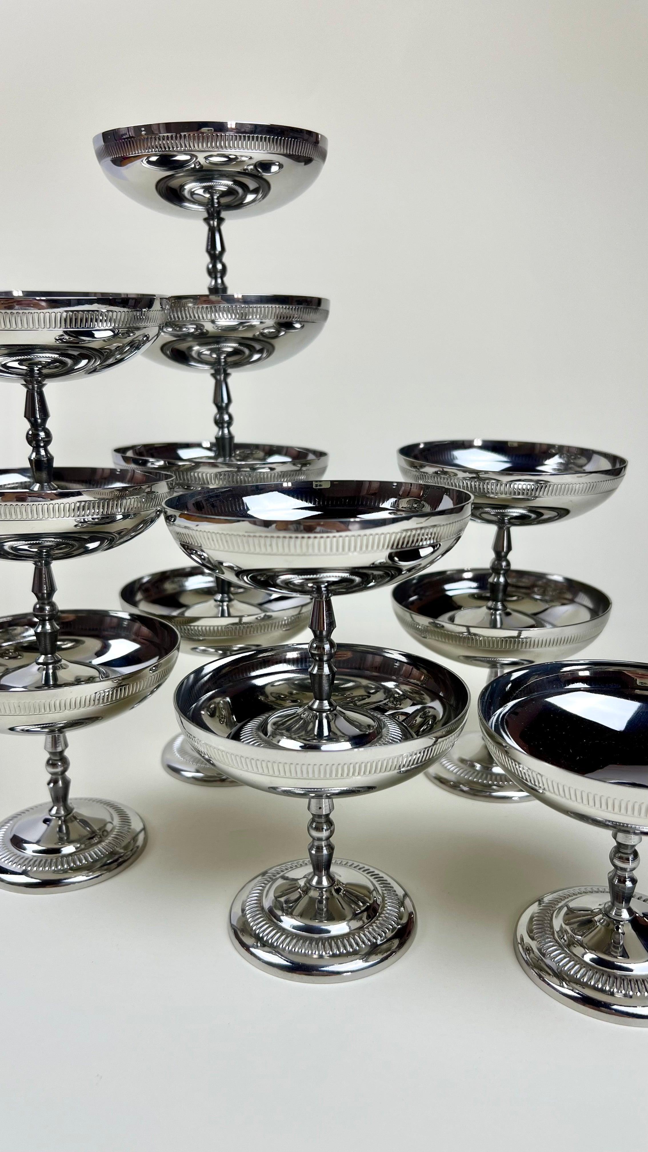 JEAN COUZON I SET OF 6 I LA COUPE 10 I Stainless steel cups - L'Officina General Store