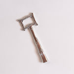 Silver plated Bamboo bottle opener - Italian Vintage - L'Officina General Store