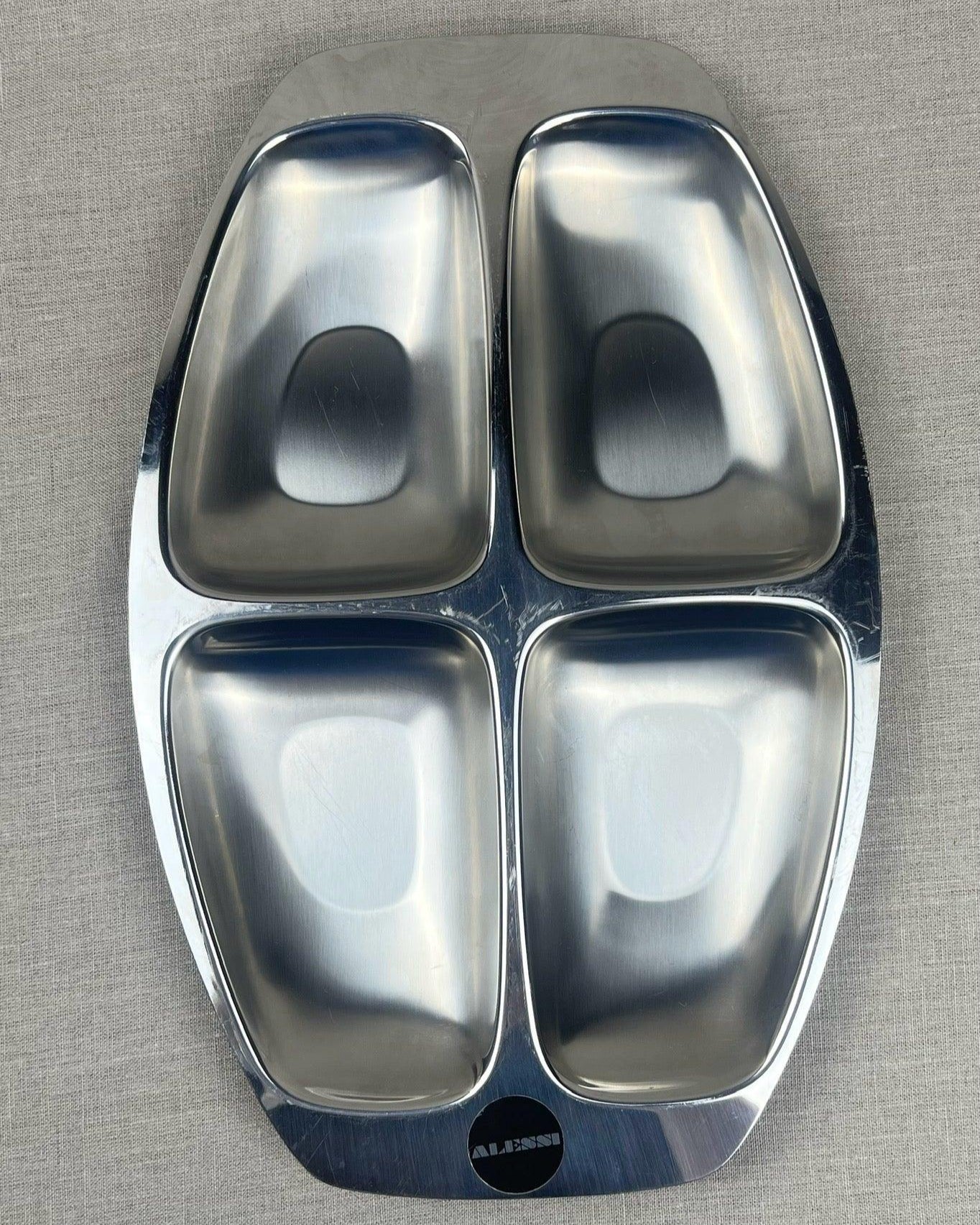 STAINLESS STEEL APERITIVO TRAY I Alessi - L'Officina General Store
