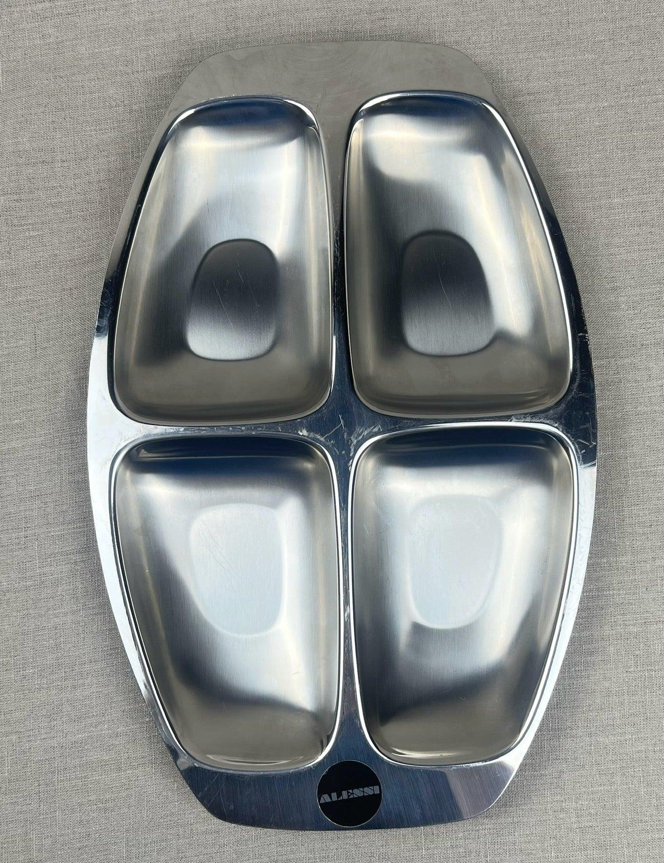STAINLESS STEEL APERITIVO TRAY I Alessi - L'Officina General Store