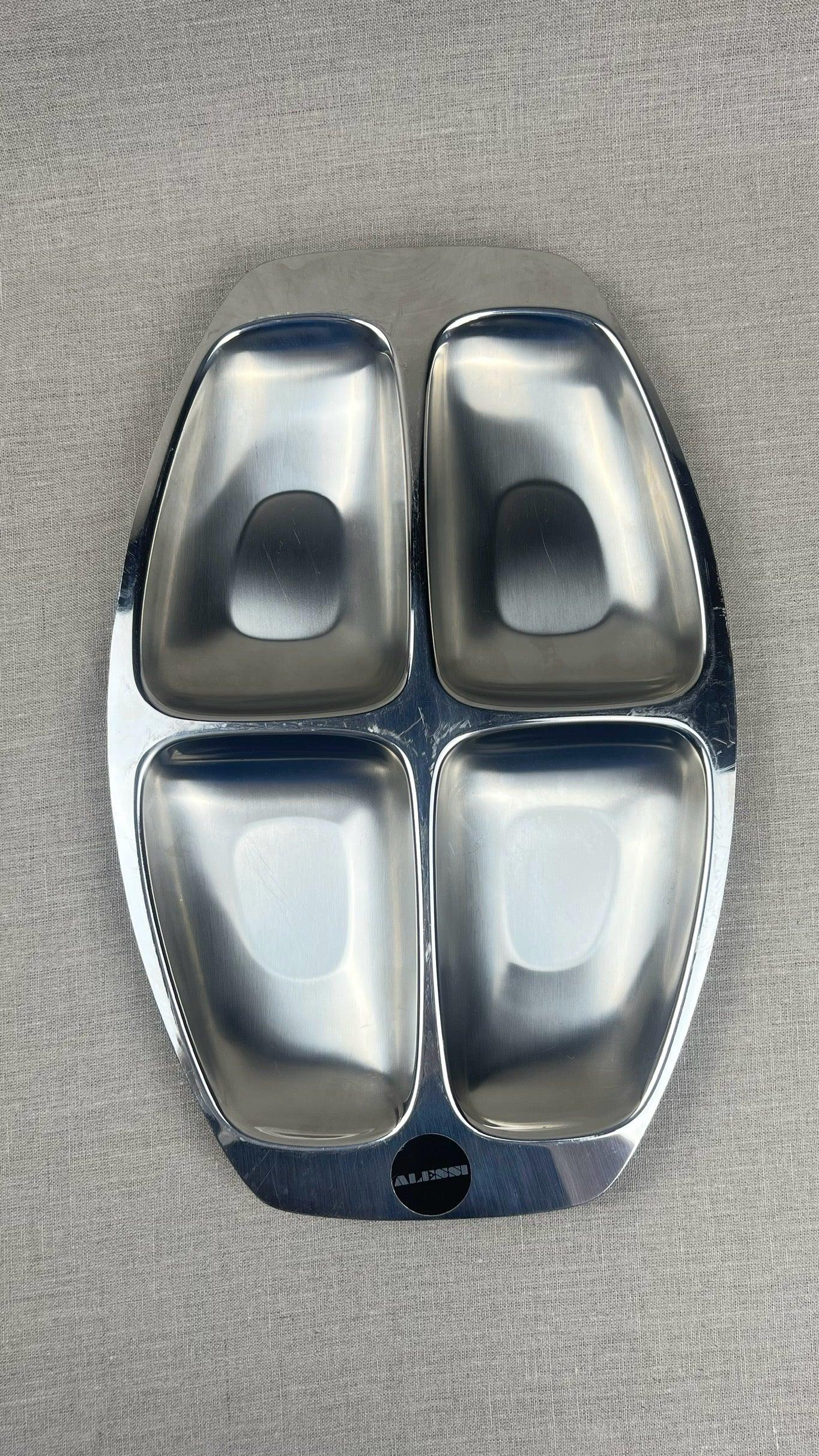 STAINLESS STEEL APERITIVO TRAY I Alessi - L'Officina General Store