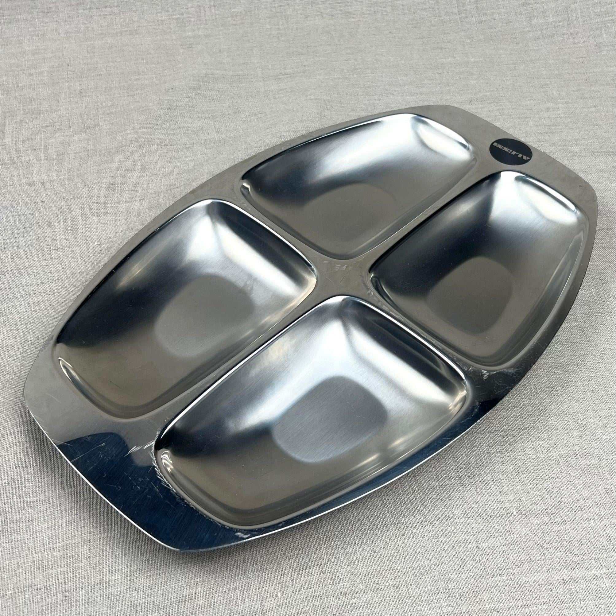 STAINLESS STEEL APERITIVO TRAY I Alessi - L'Officina General Store