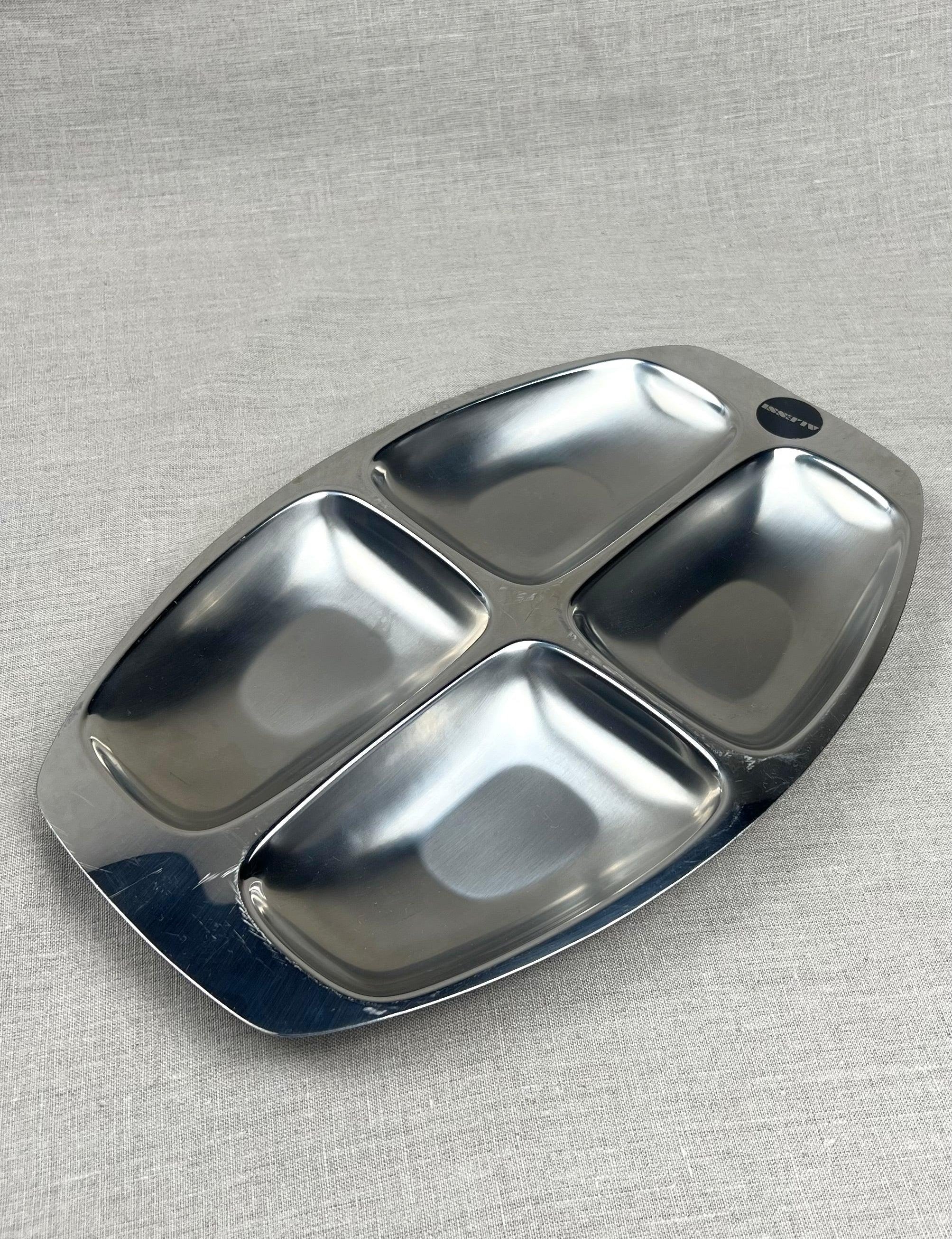 STAINLESS STEEL APERITIVO TRAY I Alessi - L'Officina General Store