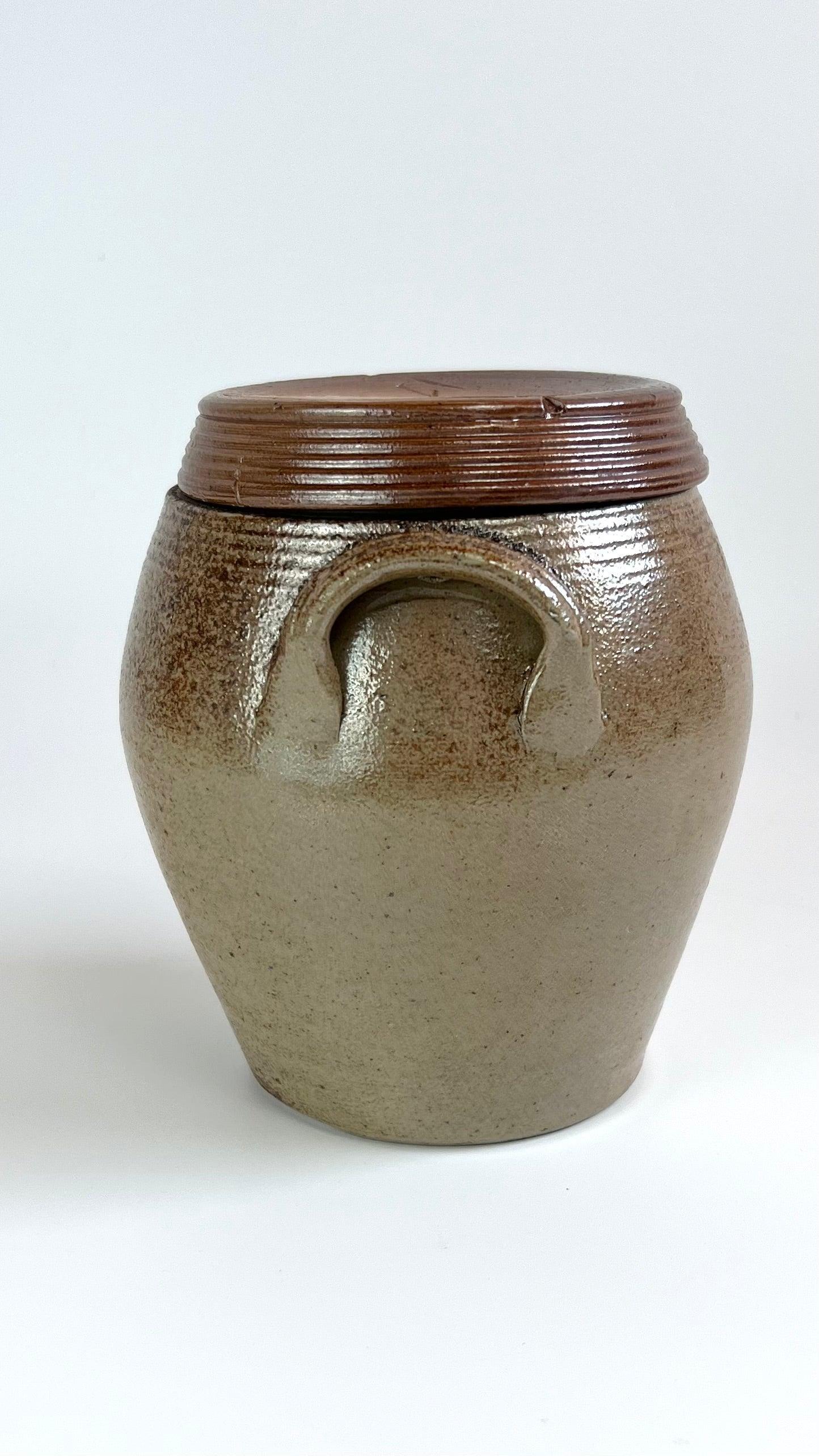 STONEWARE  French Antique CONFIT JAR