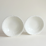 Rosenthal Sanssouci ivory ceramic bowl pair, Pre-Loved porcelain tableware, L'Officina General Store